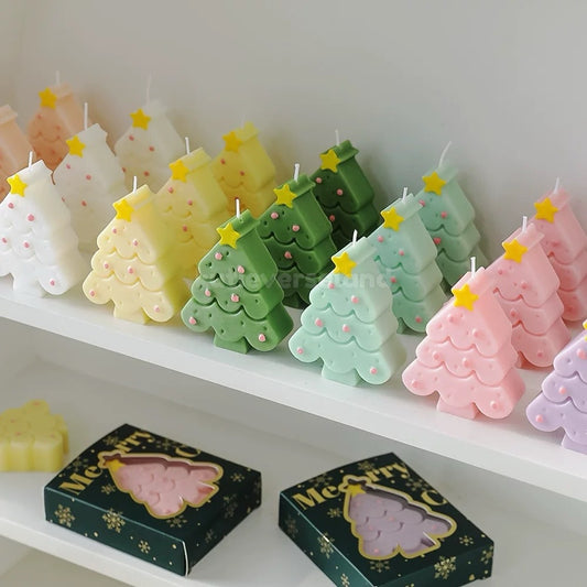 [Seasonal Favorites] [BUNDLE] Dreamy Mini Christmas Tree Home Handmade Scented Candles