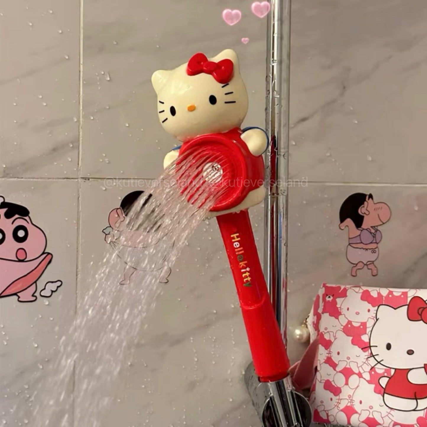 Cute Cartoon Red Cat KTY Shower Head Nozzle