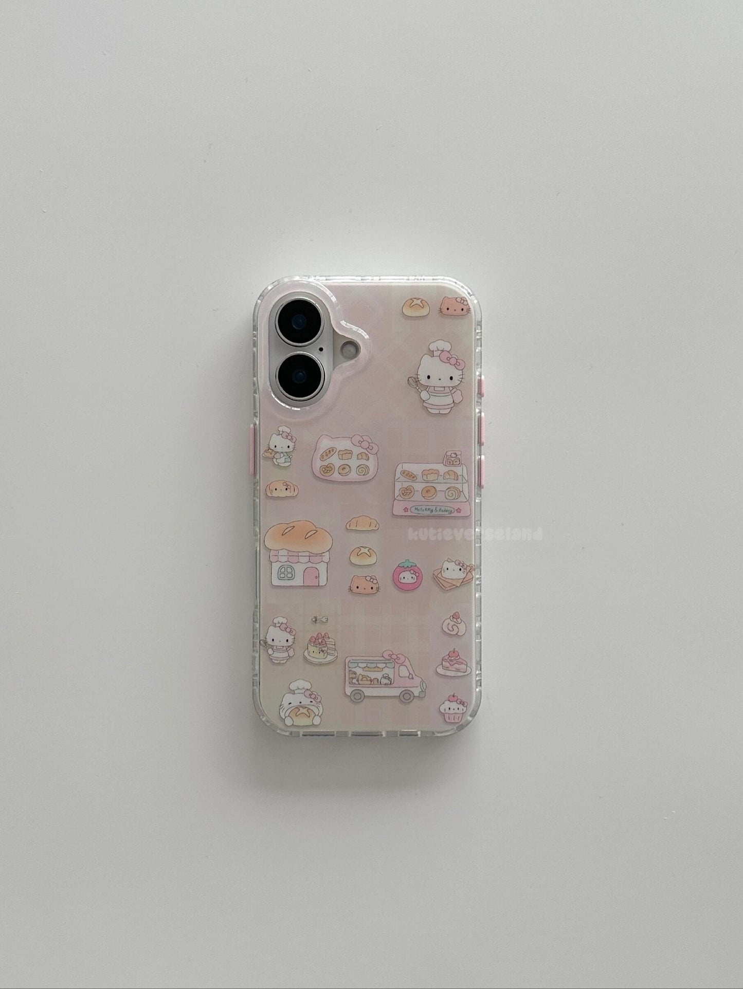 Cute Cartoon Cat KTY Breads Bakery Cakes iPhone Case