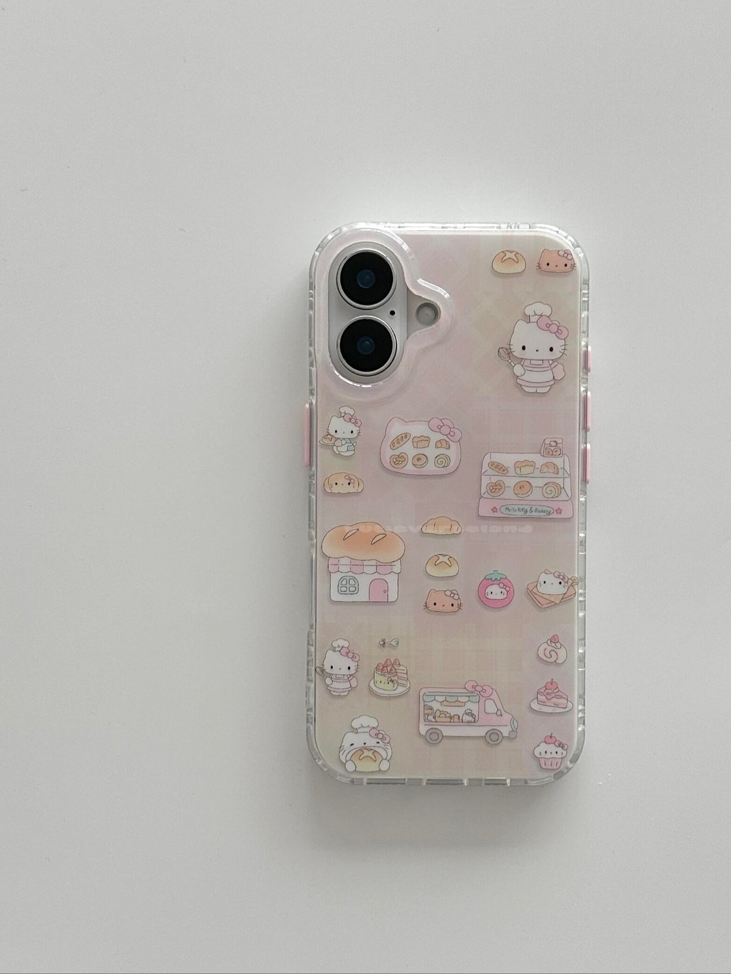 Cute Cartoon Cat KTY Breads Bakery Cakes iPhone Case