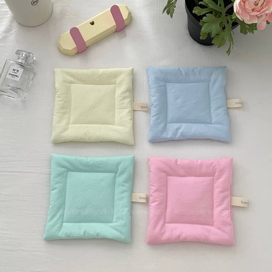 Cute Basic Pastel Candy Color Handmade Coaster