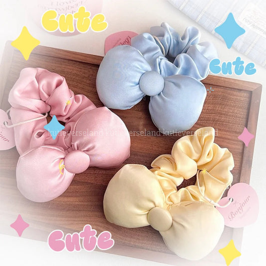 [BUNDLE] Cute Coquette Bow Ribbon Handmade Scrunchie