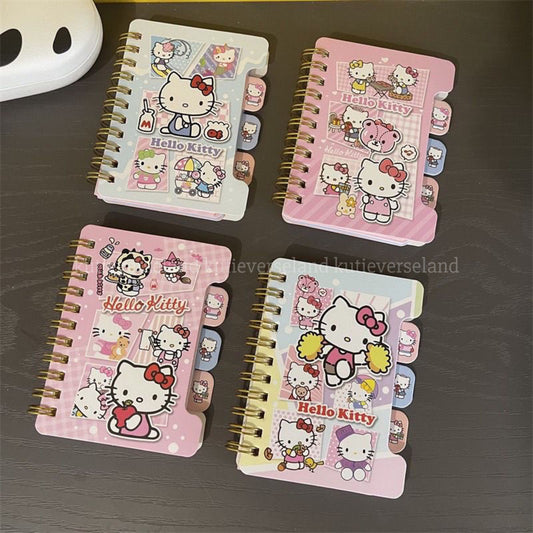 [BUNDLE] Cute Cartoon Cat KTY Coil Notebooks Set